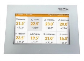 TECH M-8 panel kontrolny do listwy L-8 kolor BIAŁY kc561