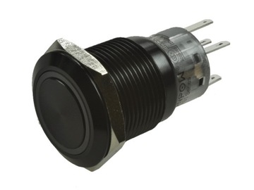 PRZEŁĄCZNIK przyciskowy ON-ON 5A 250V IP40 żółty