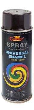 Farba emalia spray 400ml RAL9017 czarna połysk