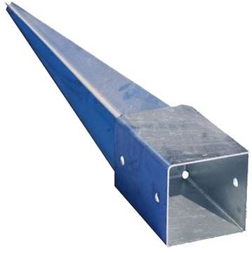 Podstawa słupa wbijana kotwa wspornik 50x50x600mm