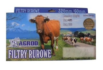 FILTRY RUROWE DO MLEKA 320/200szt DOJARKA CZĘŚCI