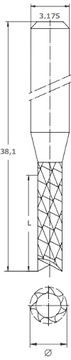 Frez Frezy VHM z węglika diamentowy FREZARKA CNC