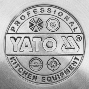 СКОВОРОДА ГАСТРОНОМИЧЕСКАЯ YATO ИНДУКЦИОННАЯ ГАЗОВАЯ PRO 24СМ