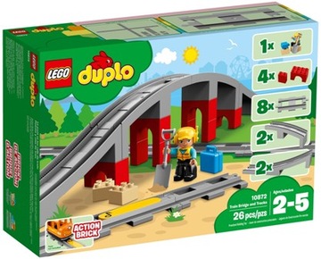 LEGO 10872 Duplo Tory Kolejowe i Wiadukt