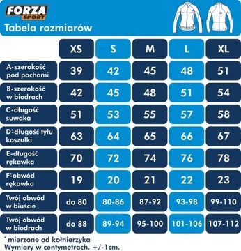 BLUZA KOLARSKA JESIEŃ ZIMA FORZA SPORT FENICE L