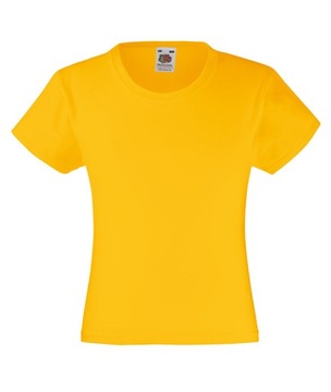 Fruit of the Loom koszulka t-shirt Girls Sun 9-11