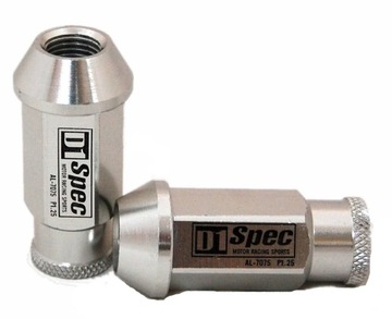 Реплика гоночных гаек D1SPEC M12x1,25, серебро