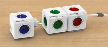 PowerCube allocacoc strip 4 розетки 2xUSB