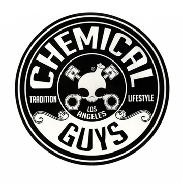 Chemical Guys Logo Sticker 125mm NAKLEJKA NA WIADR