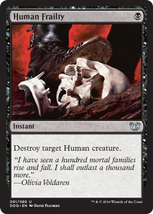 MTG 4x Human Frailty (Uncommon)