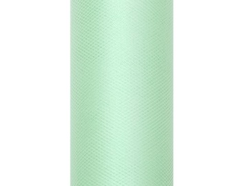 Tiul dekoracyjny 15cm rolka 9m miętowy tiu15-103