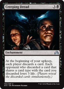 MTG 2x Creeping Dread (Uncommon)