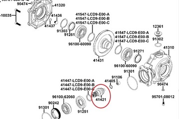 TRYB WAŁEK ZĘBATKA TYLNY MOST KYMCO MXU 300