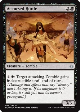 MTG 4x Accursed Horde (Uncommon)