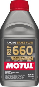 Płyn hamulcowy sportowy MOTUL RBF 660 DOT4 500 ml