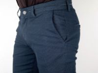 NOEXSS pánske nohavice tmavomodré size 32/34 slim