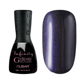 NUBAR GELICURE NPG003 AUBERGINE LAKIER HYBRYDOWY