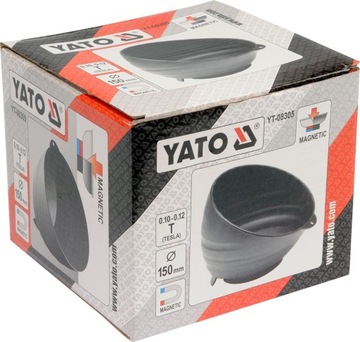 Miska magnetyczna okrągła głęboka YATO YT-08305