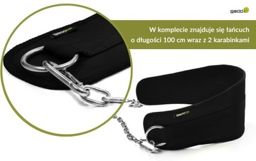 Ergonomic Dip Belt Pas obciążeniowy TANIO