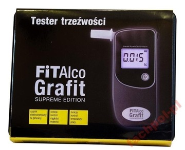 Алкотестер FITALCO GRAPHITE + КАЛИБРОВКИ НА 1 ГОД!