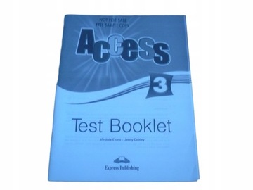 ACCESS 3 TEST BOOKLET sprawdziany testy