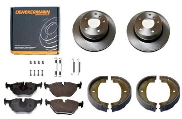 TARCZE KLOCKI SZCZĘKI BMW 3 E46 TYŁ KPL. 276mm wen