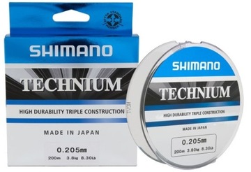 Леска SHIMANO TECHIUM 0,285 мм 16,50 фунтов 7,5 кг 200 м СДЕЛАНО В ЯПОНИИ СУПЕР