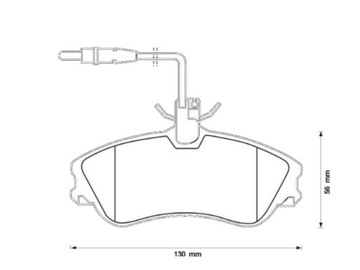 ТОРМОЗНЫЕ КОЛОДКИ ПЕРЕДНИЕ CITROEN BERLINGO XSARA