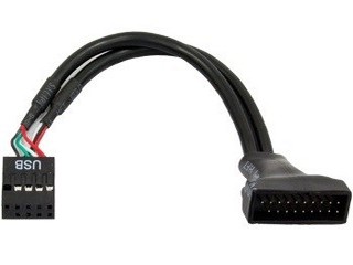 Adapter USB 3.0 ->2.0 płyta główna Obudowa PC 2