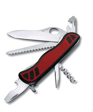 КАРМАННЫЙ НОЖ VICTORINOX FORESTER M Grip 0.8361.MC 111MM, 10 ФУНКЦИЙ, ОДНА РУКА