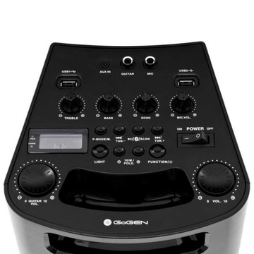 ПОРТАТИВНЫЙ ДИНАМИК BLUETOOTH TOWER USB AUX КАРАОКЕ GoGEN