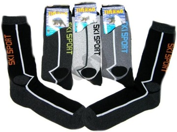 SKARPETY MĘSKIE THERMO BAWEŁNA GRUBE 4PAK *39-42*