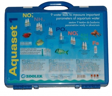 ZOOLEK AQUASET Komplet 9 testów 8 wartośći TANI