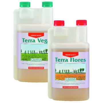 CANNA TERRA FLORES 1л + НАБОР CANNA TERRA VEGA 1л