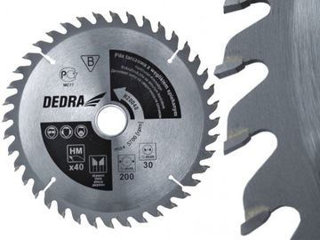 DEDRA Piła tarczowa do drewna węglik 250x16 60z