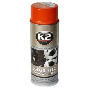 K2 PRO COLOR FLEX RUBBER SPRAY ОРАНЖЕВЫЙ ОРАНЖЕВЫЙ