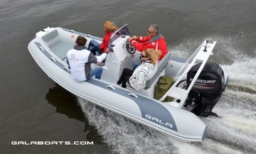 Алюминиевая профессиональная лодка RIB Gala ATLANTIS Deluxe A450L Valmex TOKAREX