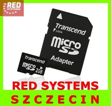 Карта Micro SecureDigital SD microSD 2 ГБ + адаптер