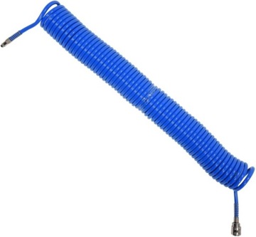 Wąż spiralny PU szybkozłączka 10mm 15m YATO 24206