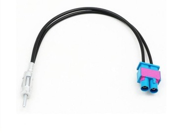 ADAPTER ANTENOWY FAKRA x 2 DOUBLE - ISO DIN PROSTY