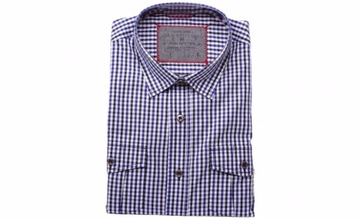 Męska koszula L 41/42 w kratkę slim fit krata