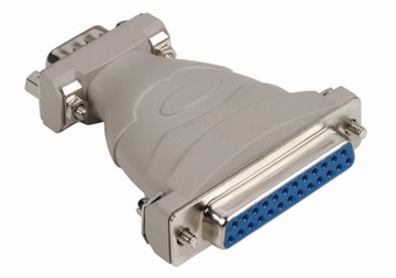 Adapter przejściówka DB9 M - DB25 F Ekran THOMSON