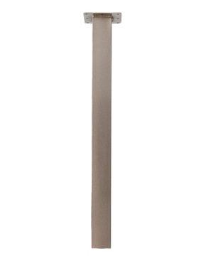 Noga do stołu , biurka kwadratowa nikiel 710mm