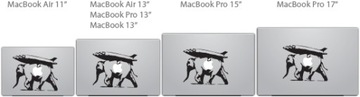 Стикер MacBook со слоном Apple Banksy