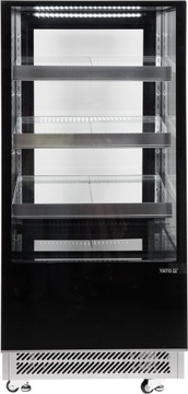 WITRYNA SZAFA CHŁODNICZA CHŁODZIARKA 300L LED KOŁA