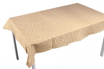 Obrus plamoodporny 140x260 Jedeka Beżowy