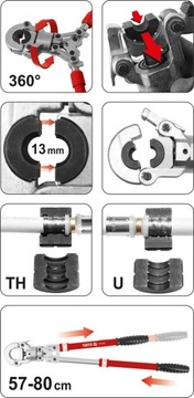 PRASA PRASKA ZACISKARKA RUR PEX AL PERT 16-32mm +G