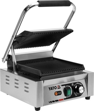 GRILL KONTAKTOWY POJEDYNCZY RYFLOWANY 32CM YATO