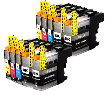 10x Tusz do Brother LC223 XL DCP-J4120DW MFC-J4420