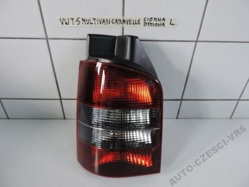 VW T5 LEWA TYLNA LAMPA KLAPA CIEMNA / DYMIONA